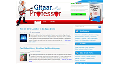 Desktop Screenshot of gitaarprofessor.nl
